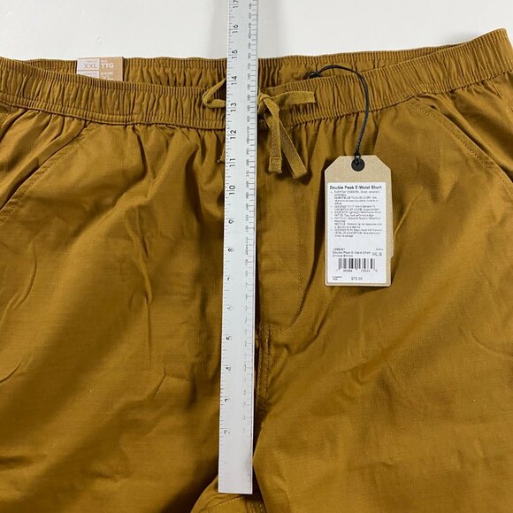 NWT Prana Shorts Men's XXL Double Peak E-Waist Antique Bronze Elastic Waist 2XL - Picture 12 of 15
